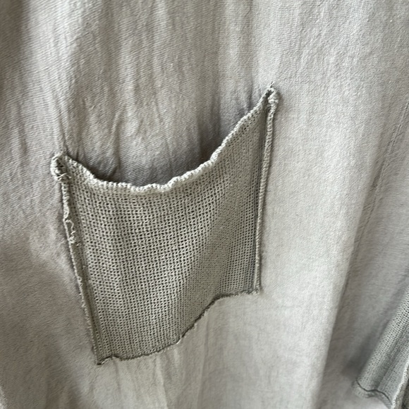 Contessa Teresa Natural Linen Midi to Maxi Dress XL Boho Lagenlook style. - Picture 4 of 9